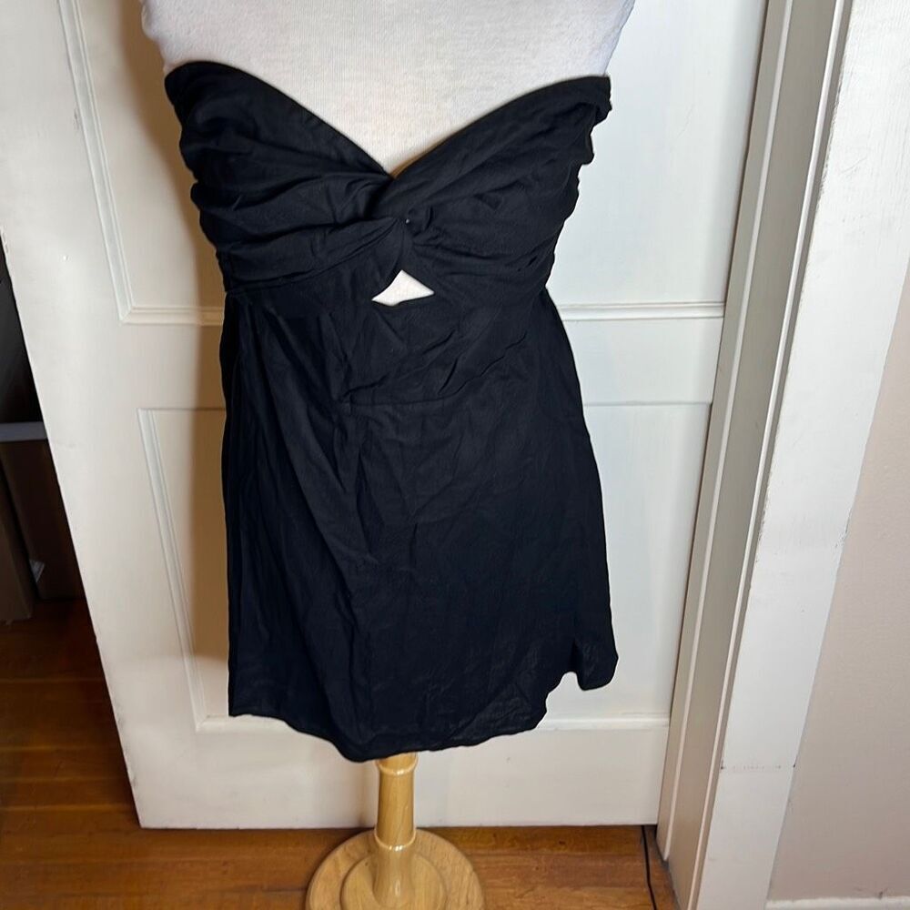 Princess Polly FALLING FOR YOU MINI DRESS BLACK Size 6 New